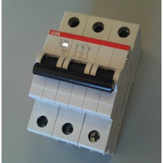 Автоматический выключатель ABB 3-полюсный S203 C10 