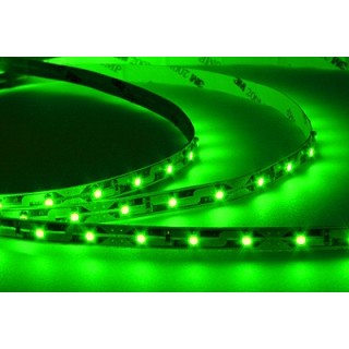 Лента светодиодная (LED) SMD3528-300G-12, зеленый цвет, 4,8Вт/м, IP65