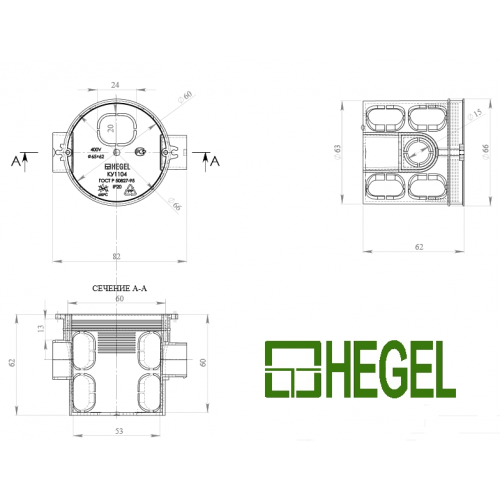 Подрозетник чертеж dwg