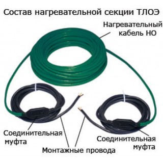 Комплект одножильного нагревательного кабеля "Теплолюкс" 20ТЛОЭ2-105